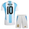 Conjunto (Camiseta+Pantalón Corto) Argentina Messi 10 Primera Equipación 2024 - Niño